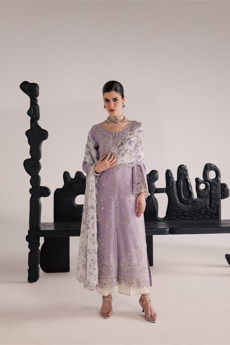 Batik | Festive Eid 26 | Lilac Elif - by Libayah - Registered Vendor of : Batik - 100% Original Designer Dress