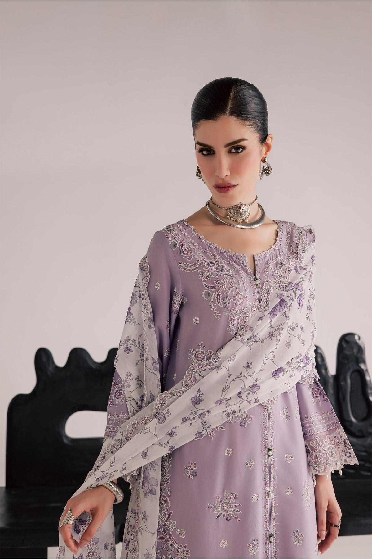 Batik | Festive Eid 26 | Lilac Elif - by Libayah - Registered Vendor of : Batik - 100% Original Designer Dress