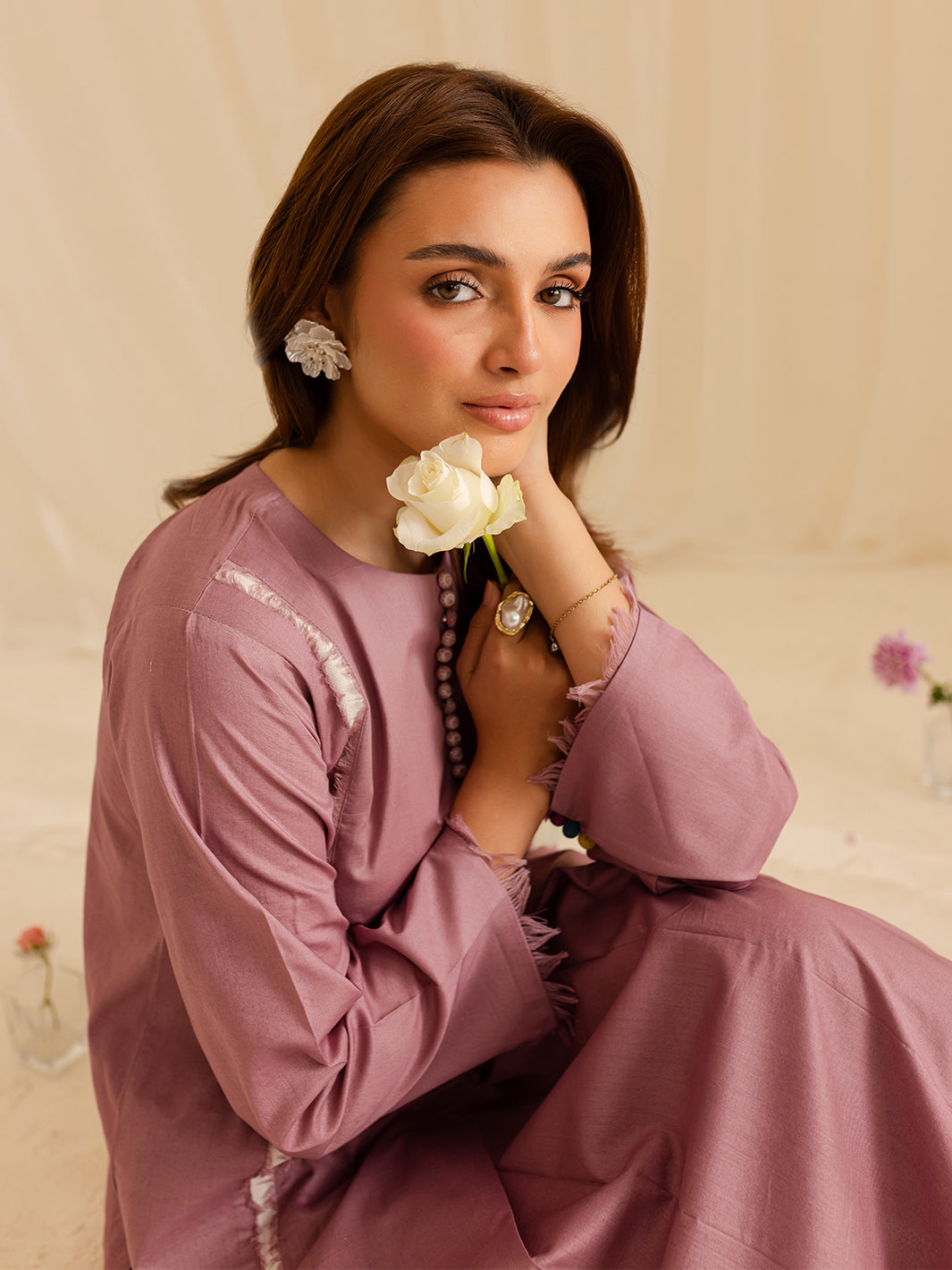 Mahnur | Petal Whispers Lawn Pret | Liliosa by Mahnur - Designer Dress - Type: Ladies Clothes - Available at Libayah - 100% Original