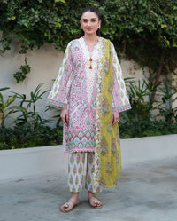 Roheenaz | Whispered Florals | Lily Drift - Designer Dress - Type : Ladies Clothes - Available at Libayah - 100% Original