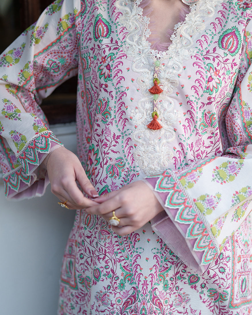 Roheenaz | Whispered Florals | Lily Drift - Designer Dress - Type : Ladies Clothes - Available at Libayah - 100% Original