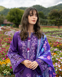 Mushq | The Secret Garden Lawn | Lily Veil by Mushq - Designer Dress  - Type : Ladies Clothes - Available at Libayah - 100% Original 