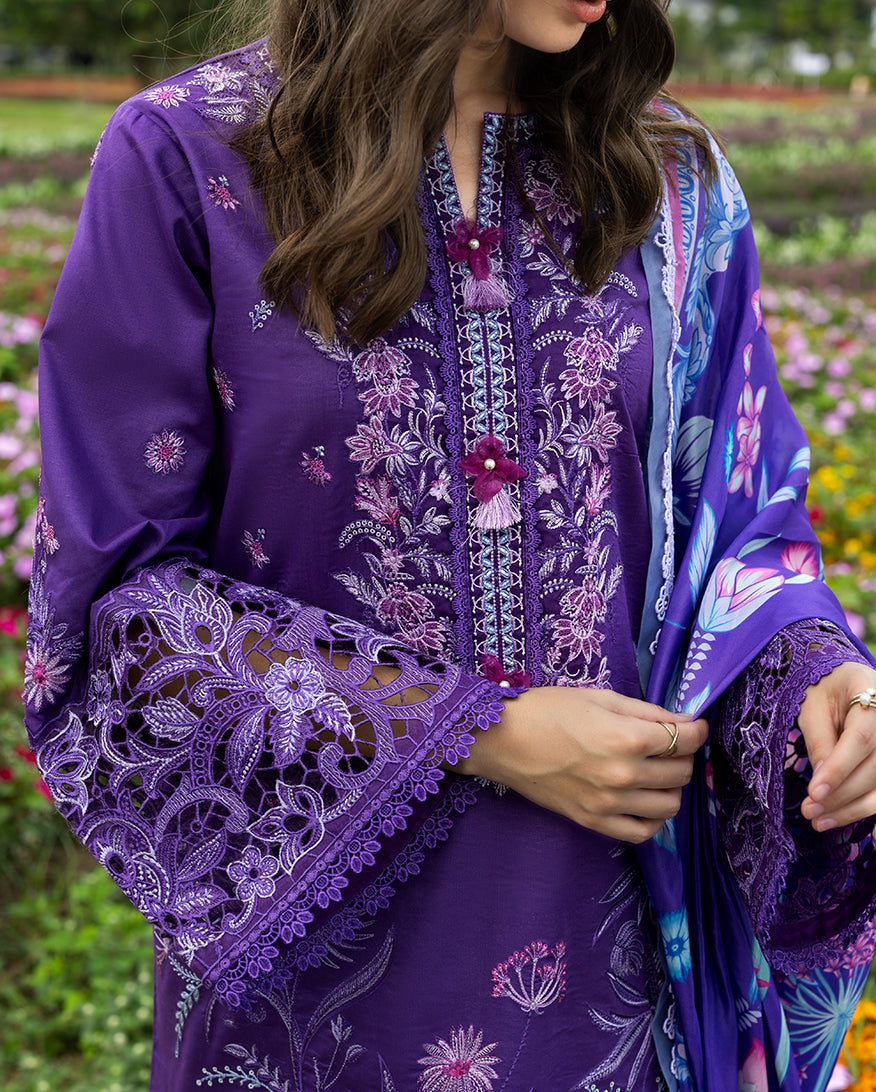 Mushq | The Secret Garden Lawn | Lily Veil by Mushq - Designer Dress  - Type : Ladies Clothes - Available at Libayah - 100% Original 