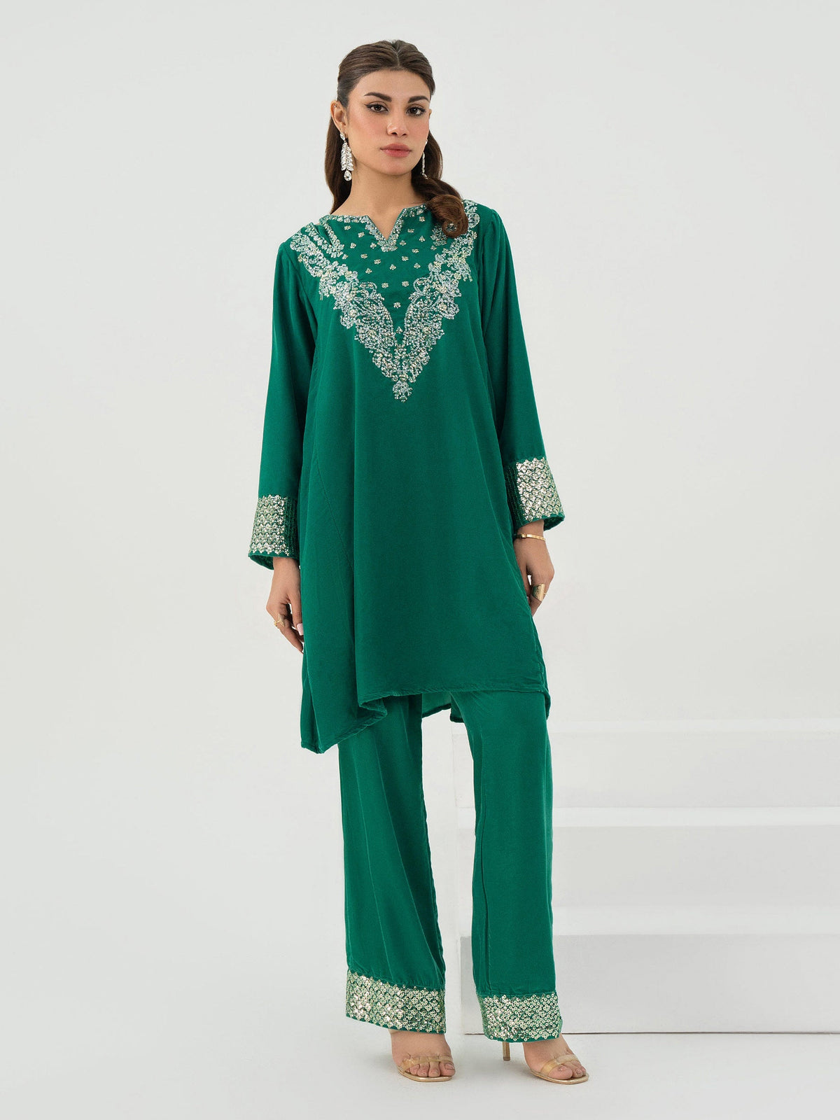 Lime Light | Velvet Pret | V-09 by Lime Light - Designer Dress - Type: Ladies Clothes - Available at Libayah - 100% Original