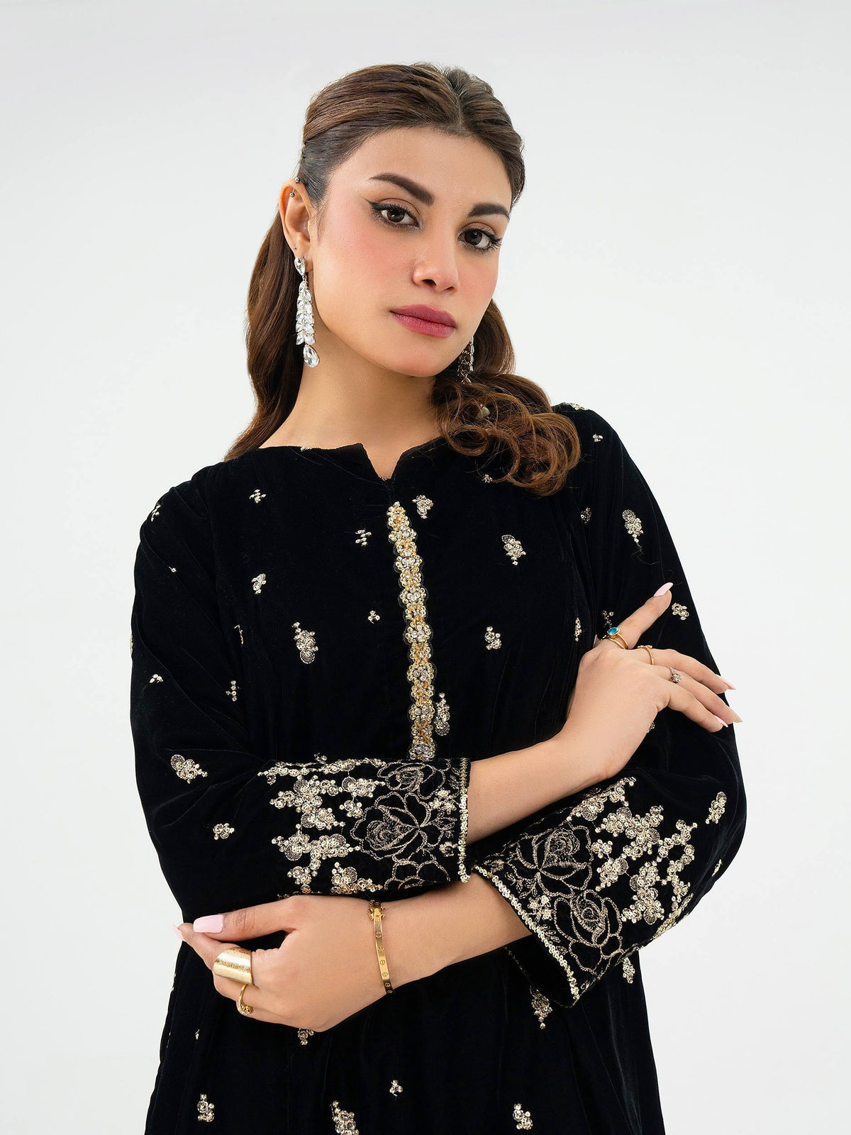 Lime Light | Velvet Pret | V-20 by Lime Light - Designer Dress - Type: Ladies Clothes - Available at Libayah - 100% Original