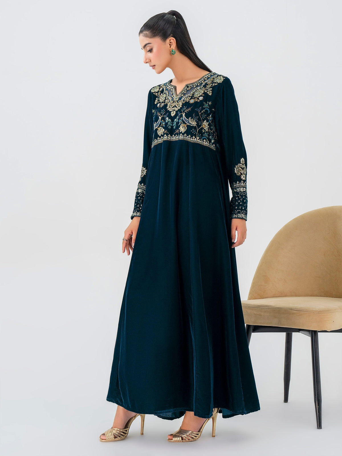 Lime Light | Velvet Pret | V-10 by Lime Light - Designer Dress - Type: Ladies Clothes - Available at Libayah - 100% Original