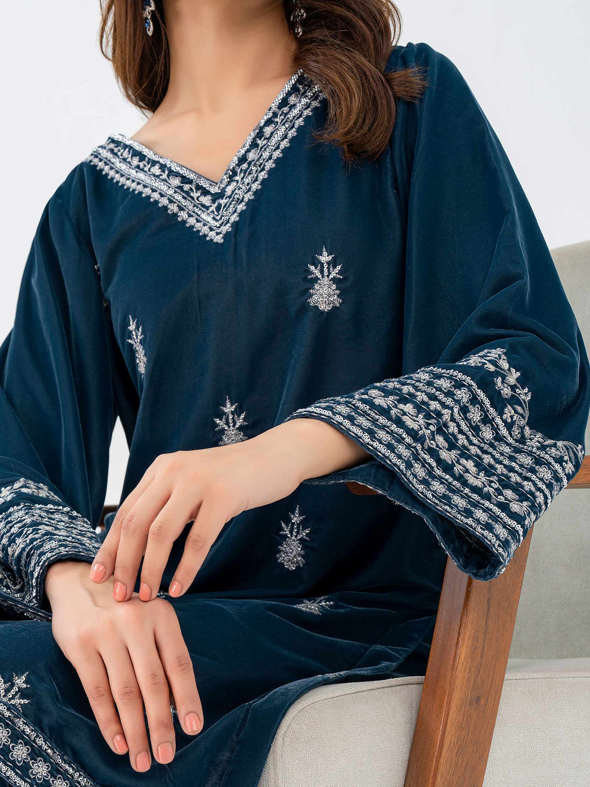 Lime Light | Velvet Pret | V-17 by Lime Light - Designer Dress - Type: Ladies Clothes - Available at Libayah - 100% Original