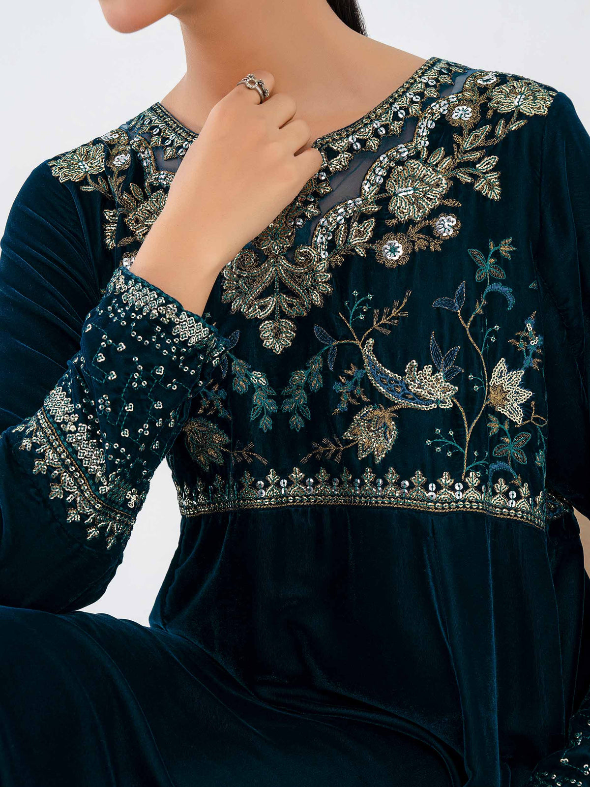 Lime Light | Velvet Pret | V-10 by Lime Light - Designer Dress - Type: Ladies Clothes - Available at Libayah - 100% Original