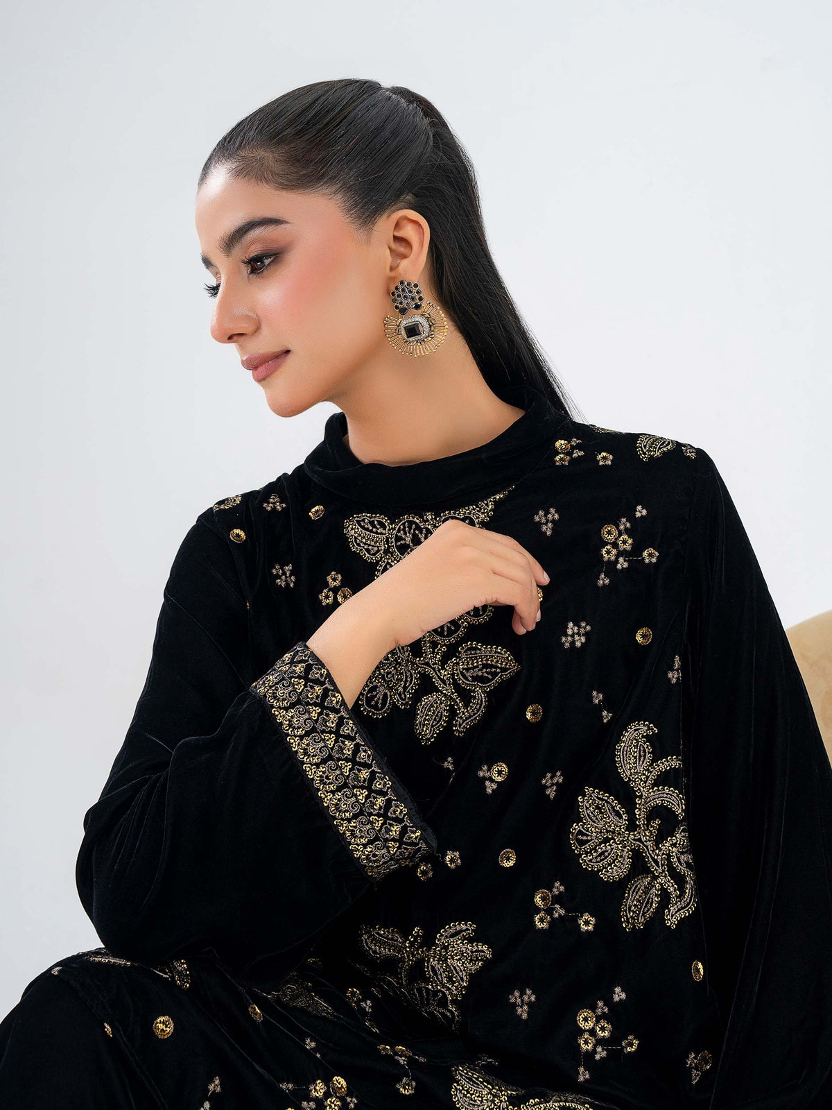 Lime Light | Velvet Pret | V-13 by Lime Light - Designer Dress - Type: Ladies Clothes - Available at Libayah - 100% Original