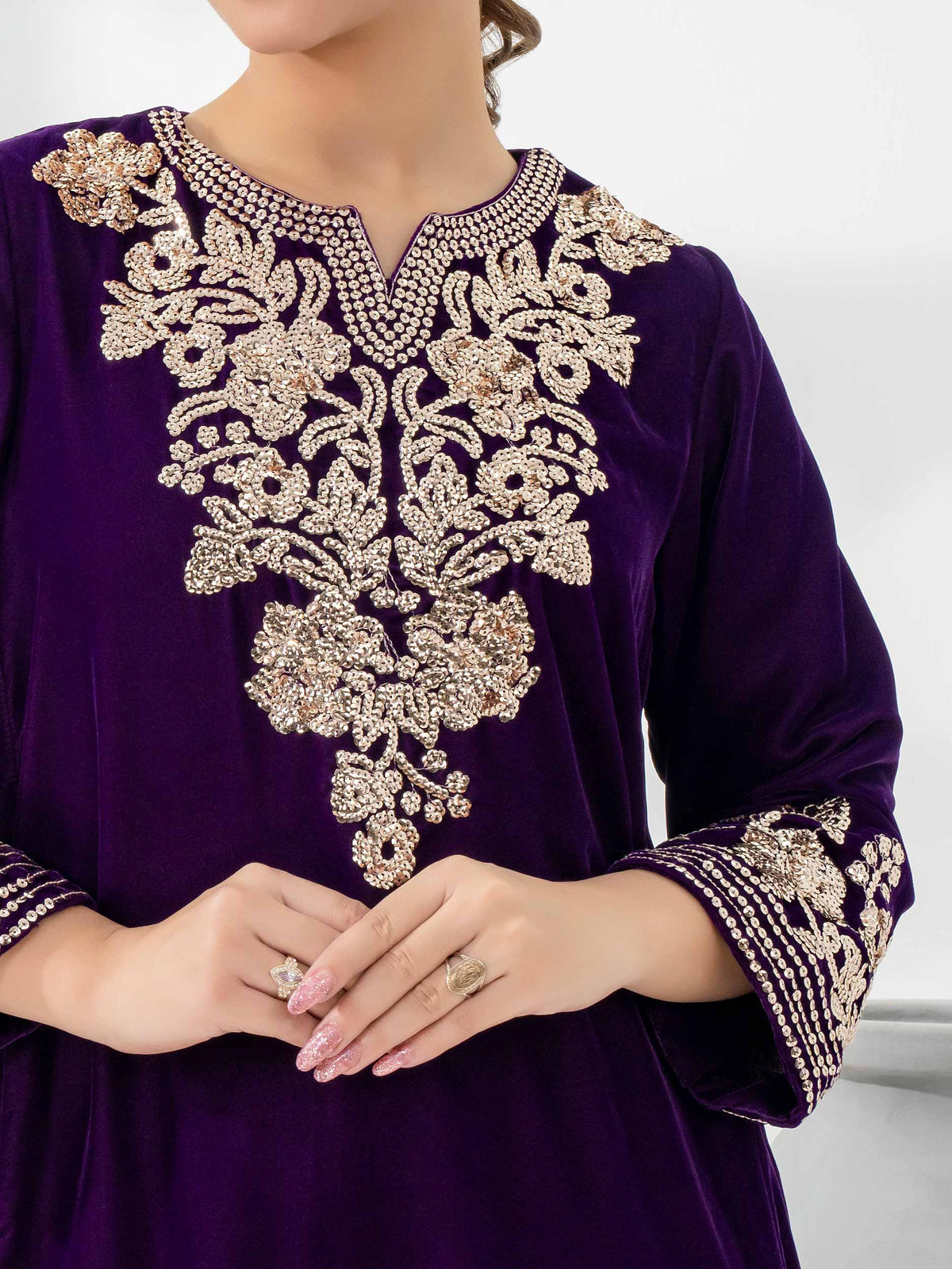 Lime Light | Velvet Pret | V-02 by Lime Light - Designer Dress - Type: Ladies Clothes - Available at Libayah - 100% Original