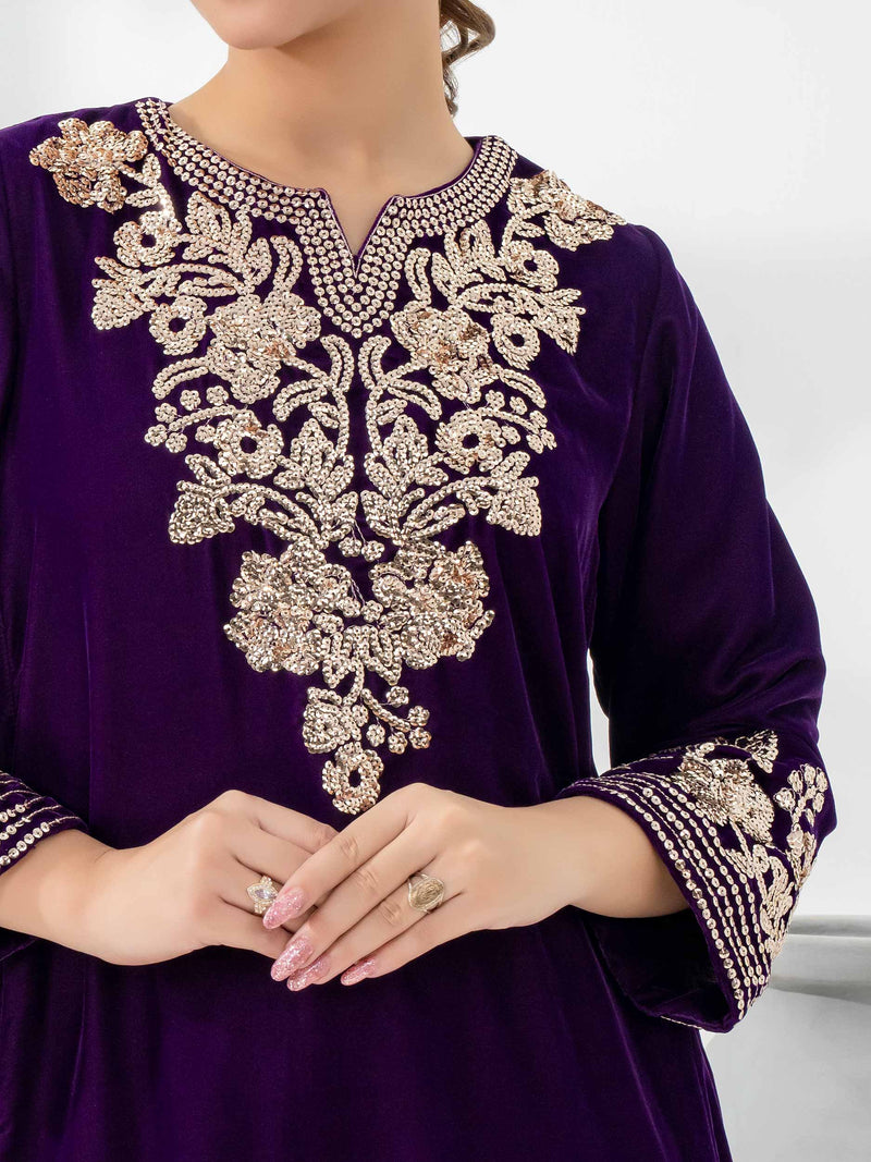Lime Light | Velvet Pret | V-02 by Lime Light - Designer Dress - Type: Ladies Clothes - Available at Libayah - 100% Original