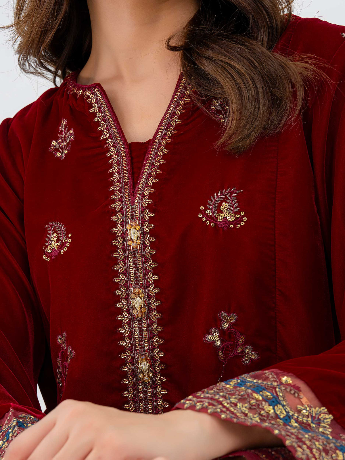 Lime Light | Velvet Pret | V-19 by Lime Light - Designer Dress - Type: L - Available at Libayah - 100% Original