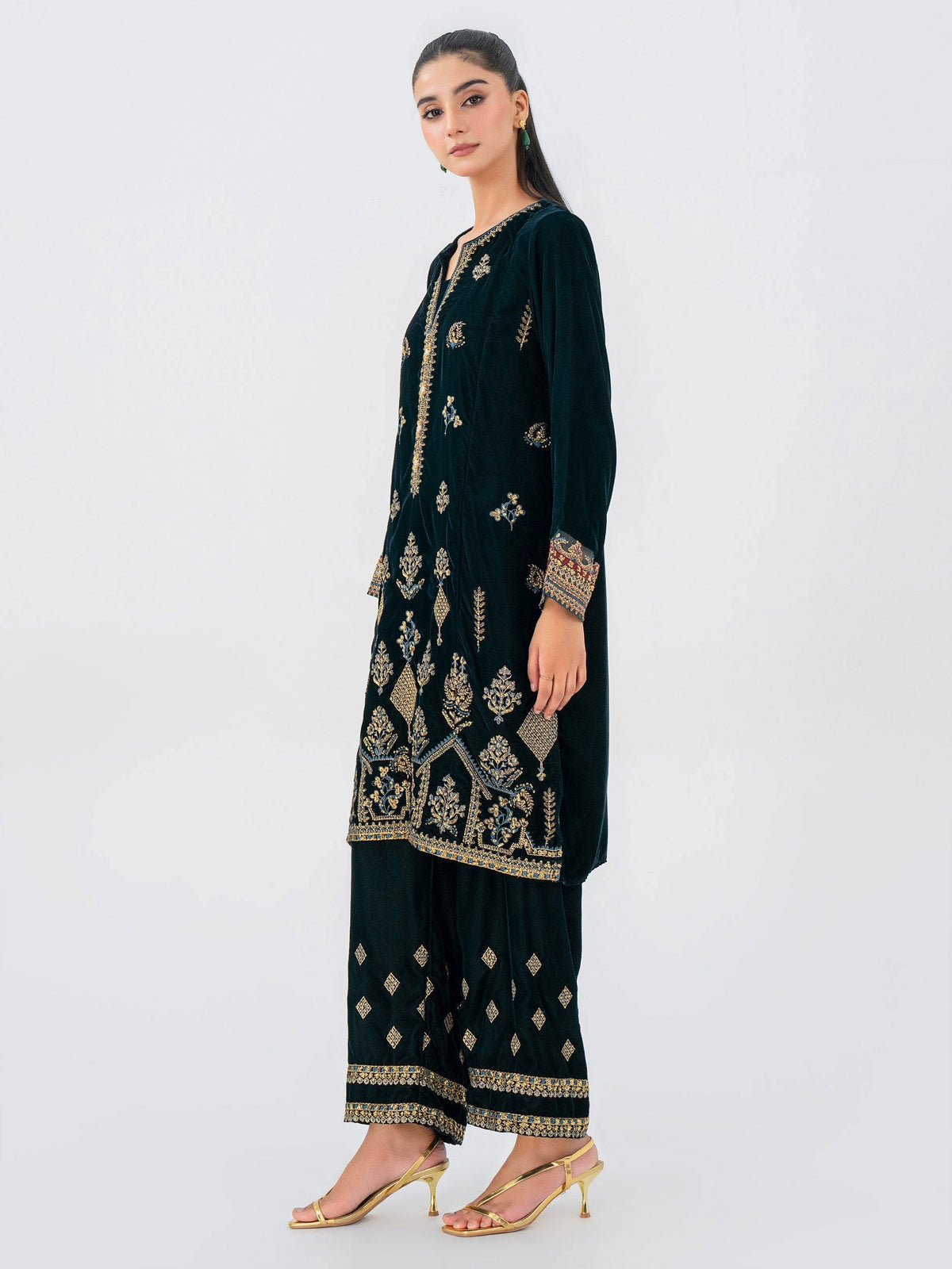 Lime Light | Velvet Pret | V-14 by Lime Light - Designer Dress - Type: Ladies Clothes - Available at Libayah - 100% Original