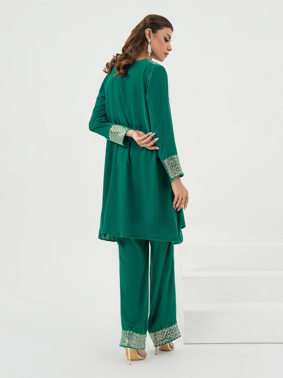 Lime Light | Velvet Pret | V-09 by Lime Light - Designer Dress - Type: Ladies Clothes - Available at Libayah - 100% Original