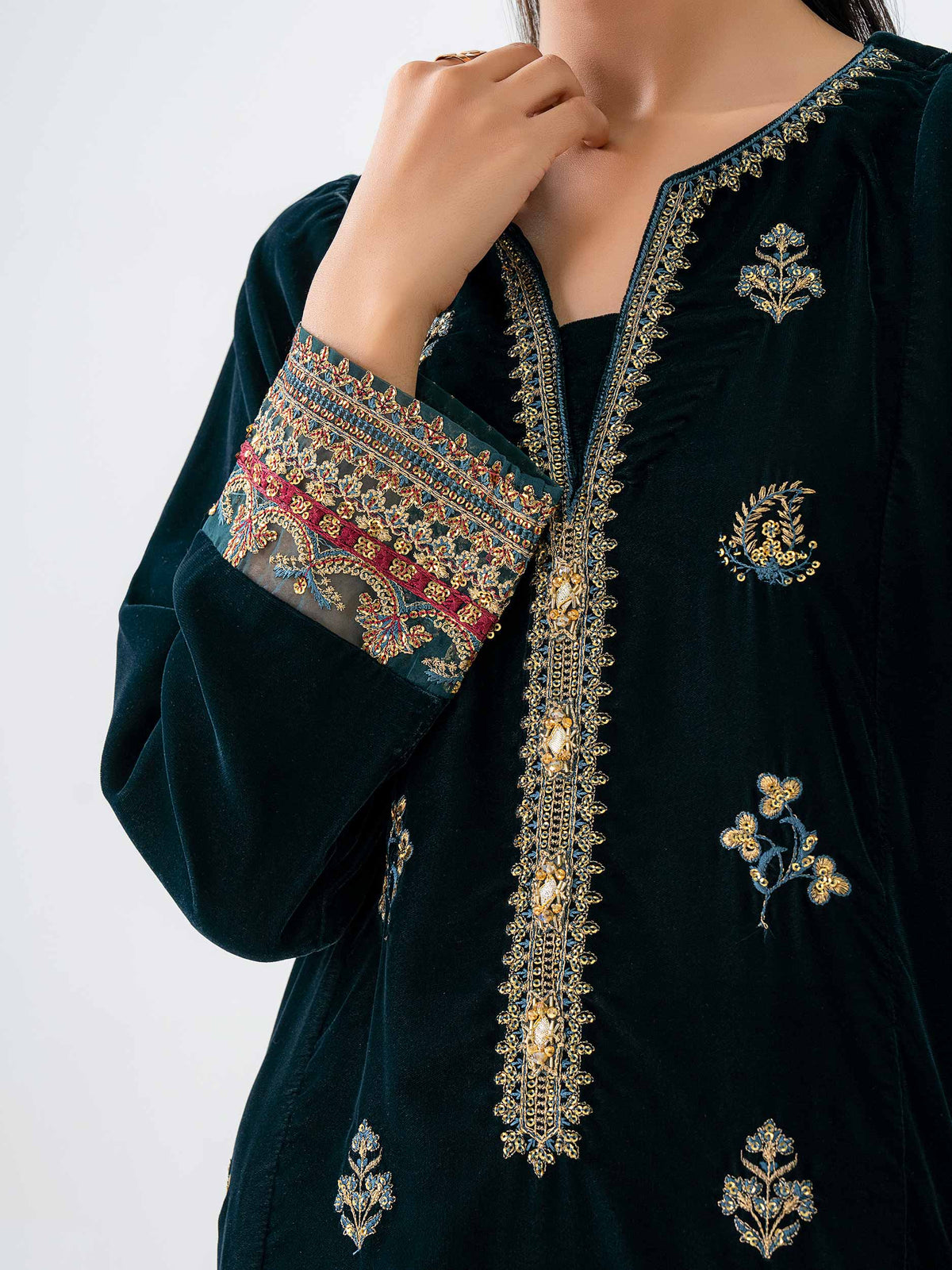 Lime Light | Velvet Pret | V-14 by Lime Light - Designer Dress - Type: Ladies Clothes - Available at Libayah - 100% Original