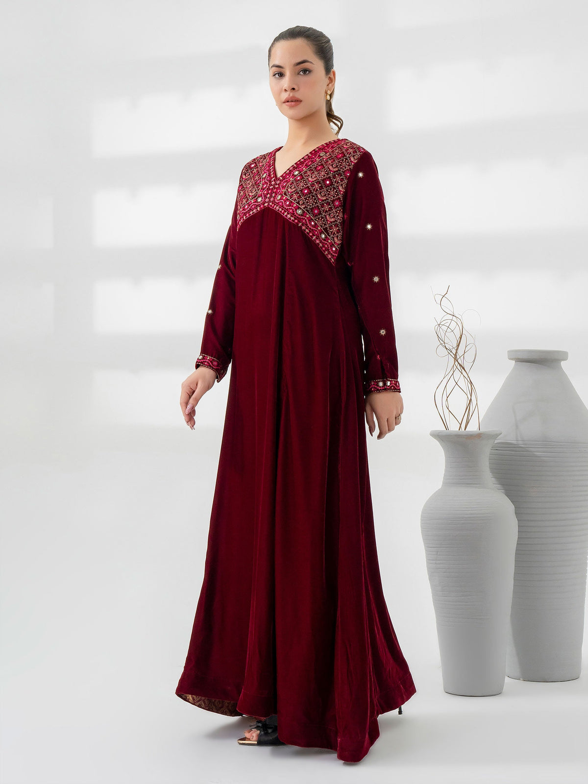 Lime Light | Velvet Pret | V-04 by Lime Light - Designer Dress - Type: Ladies Clothes - Available at Libayah - 100% Original