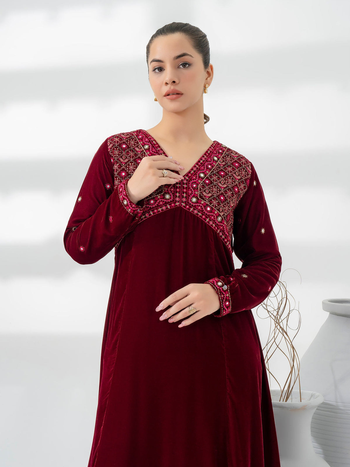 Lime Light | Velvet Pret | V-04 by Lime Light - Designer Dress - Type: Ladies Clothes - Available at Libayah - 100% Original