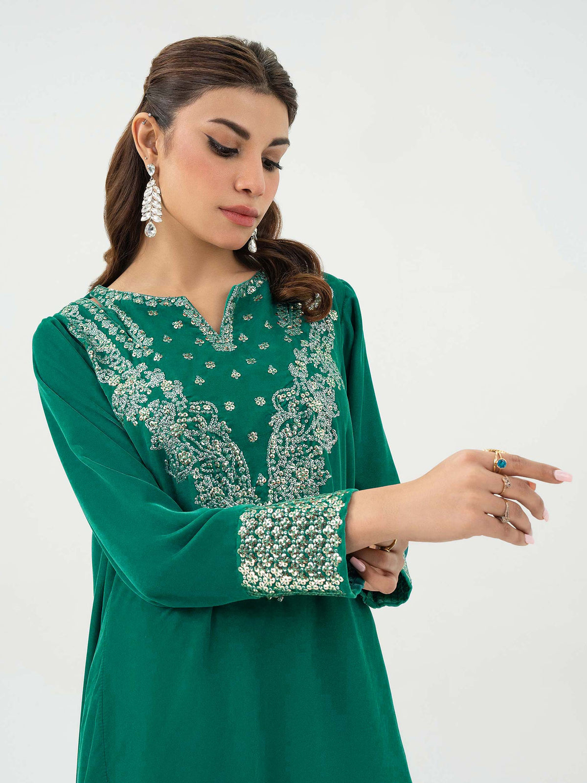 Lime Light | Velvet Pret | V-09 by Lime Light - Designer Dress - Type: Ladies Clothes - Available at Libayah - 100% Original