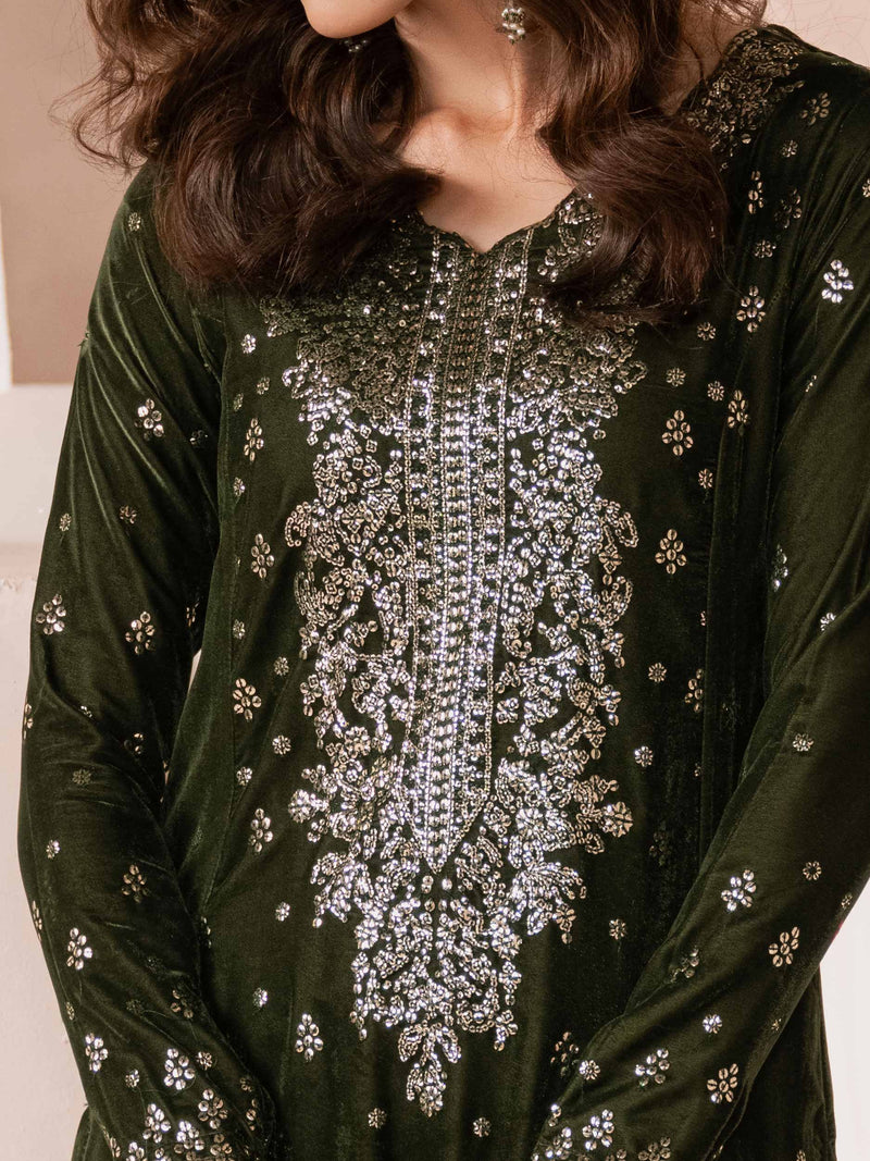 Lime Light | Velvet Pret | V-07 by Lime Light - Designer Dress - Type: Ladies Clothes - Available at Libayah - 100% Original