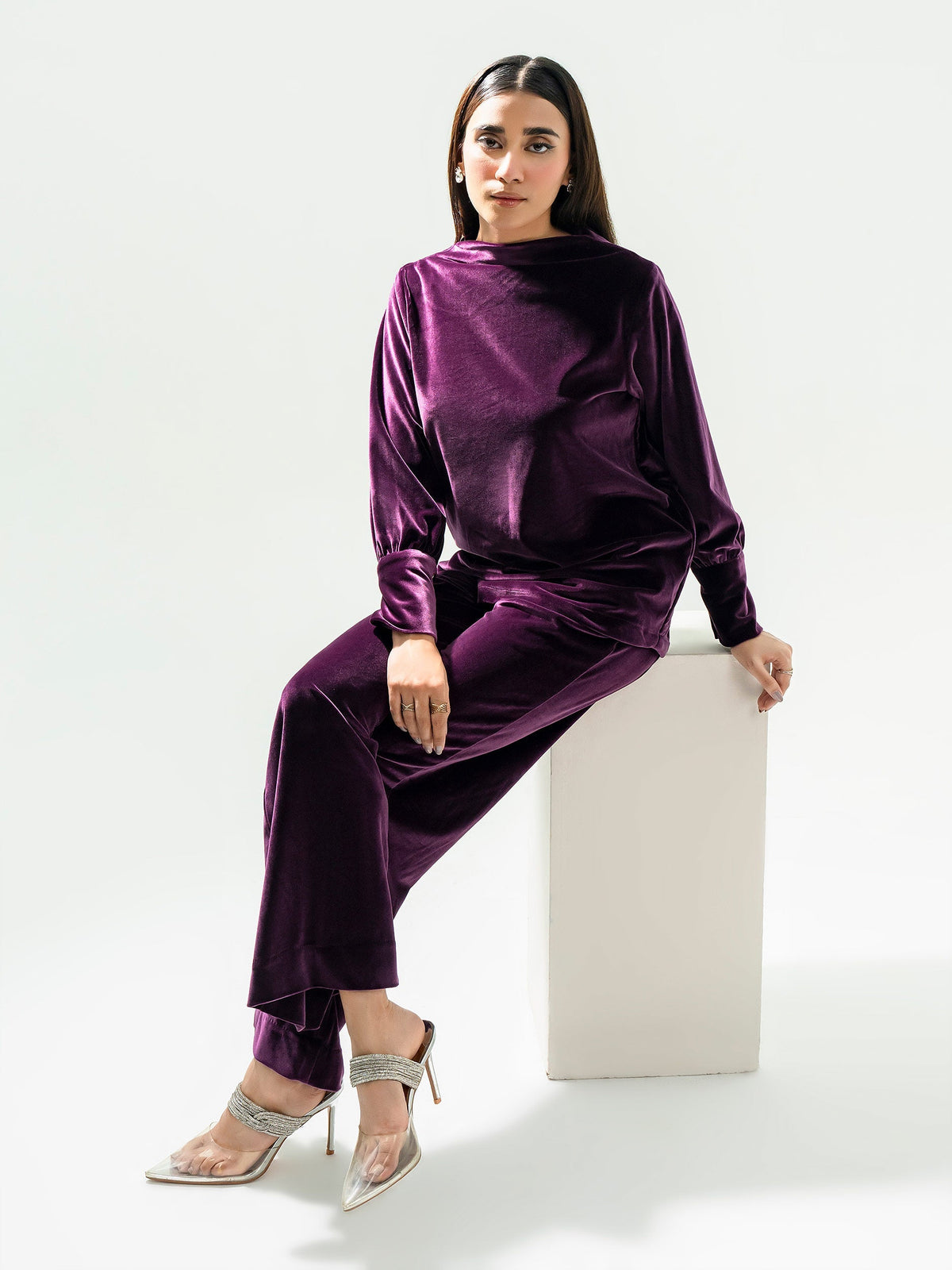 Lime Light | Velvet Pret | V-01 by Lime Light - Designer Dress - Type: Ladies Clothes - Available at Libayah - 100% Original