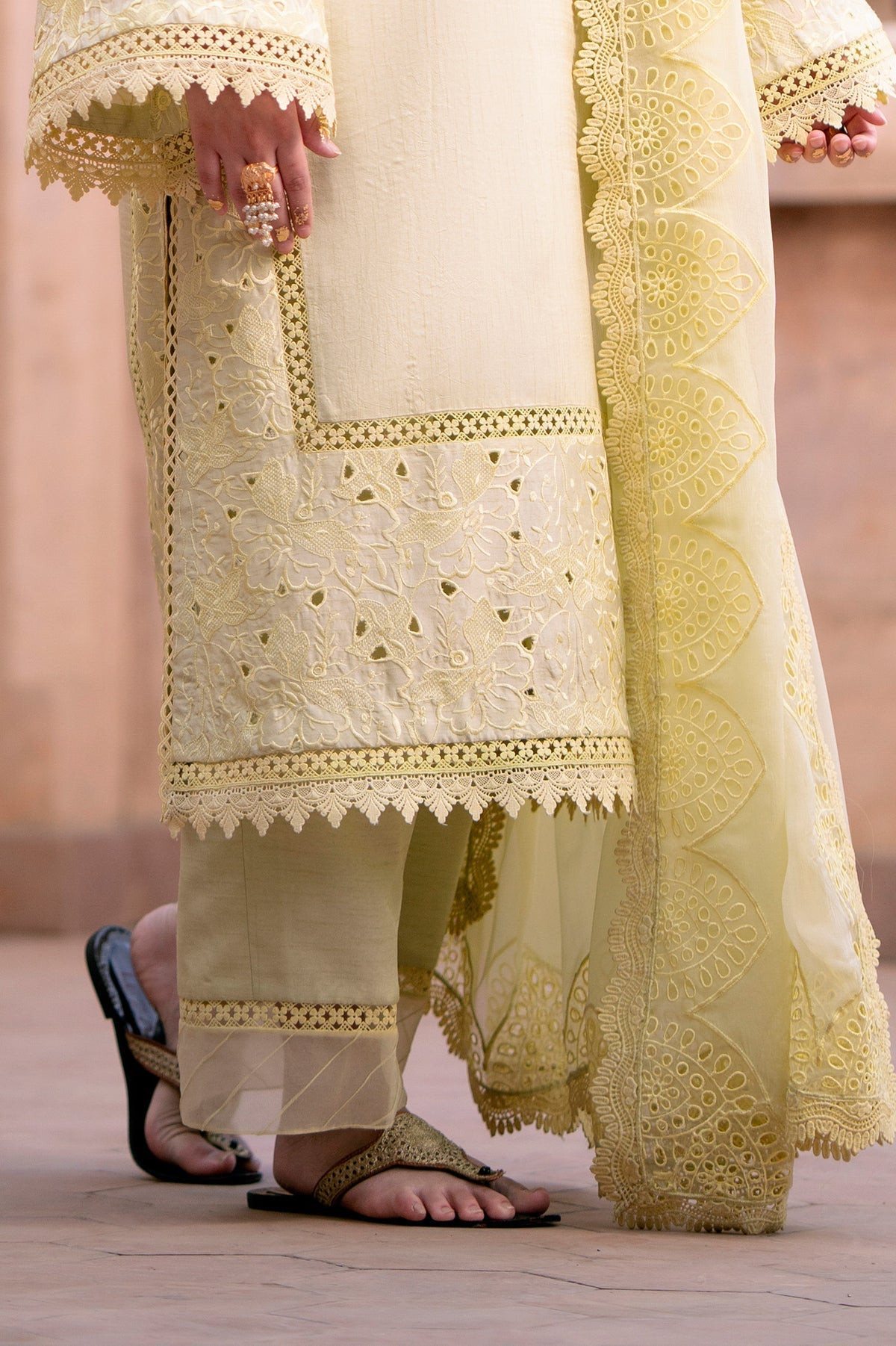 Fozia Khalid | Kahani Silk Luxury Dresses | Suraiya by Fozia Khalid - Designer Dress - Type: Ladies Clothes - Available at Libayah - 100% Original