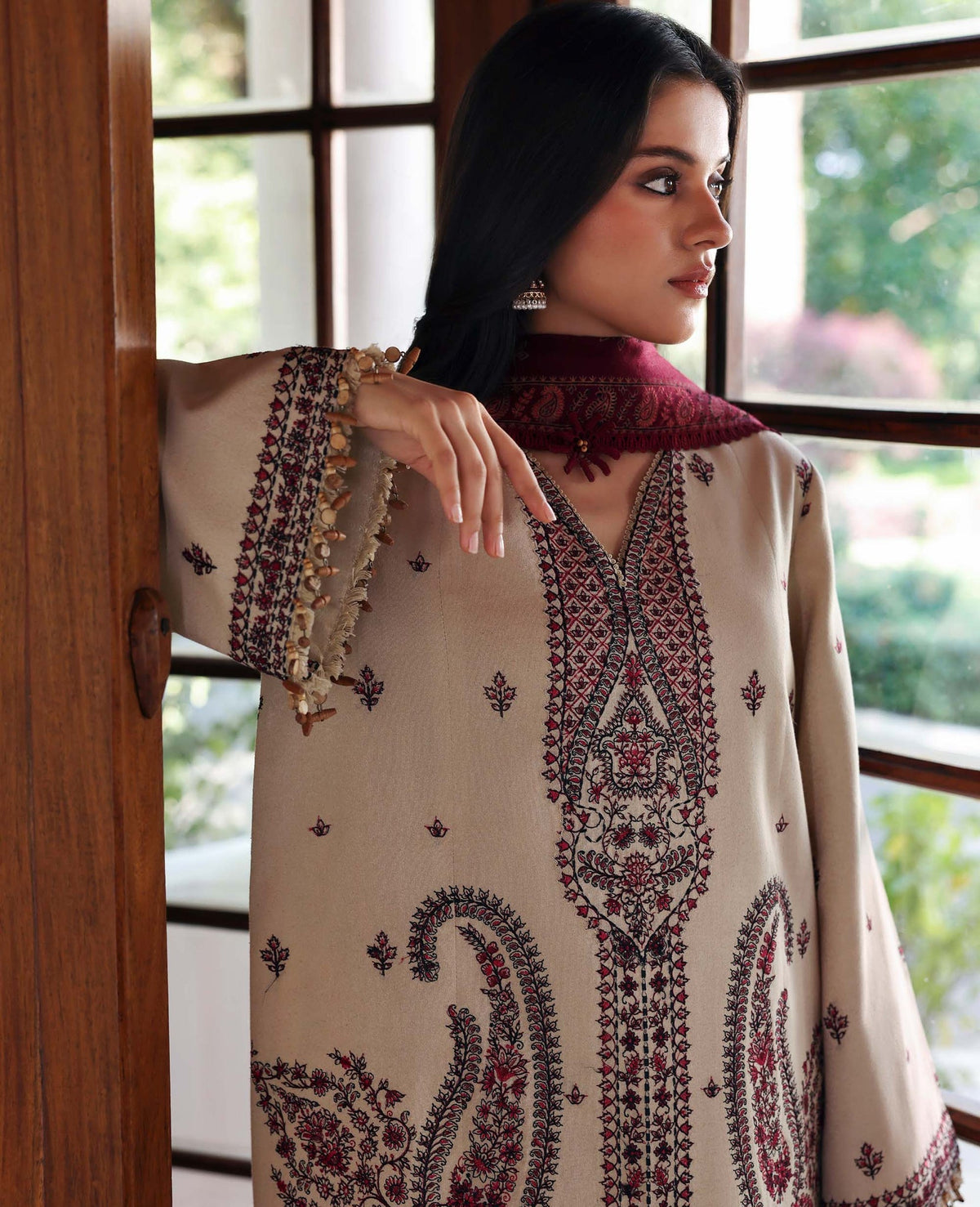 Republic Womenswear | Amaris Luxury Shawl 25 | Liora by Republic Womenswear - Designer Dress  - Type : Ladies Clothes - Available at Libayah - 100% Original 