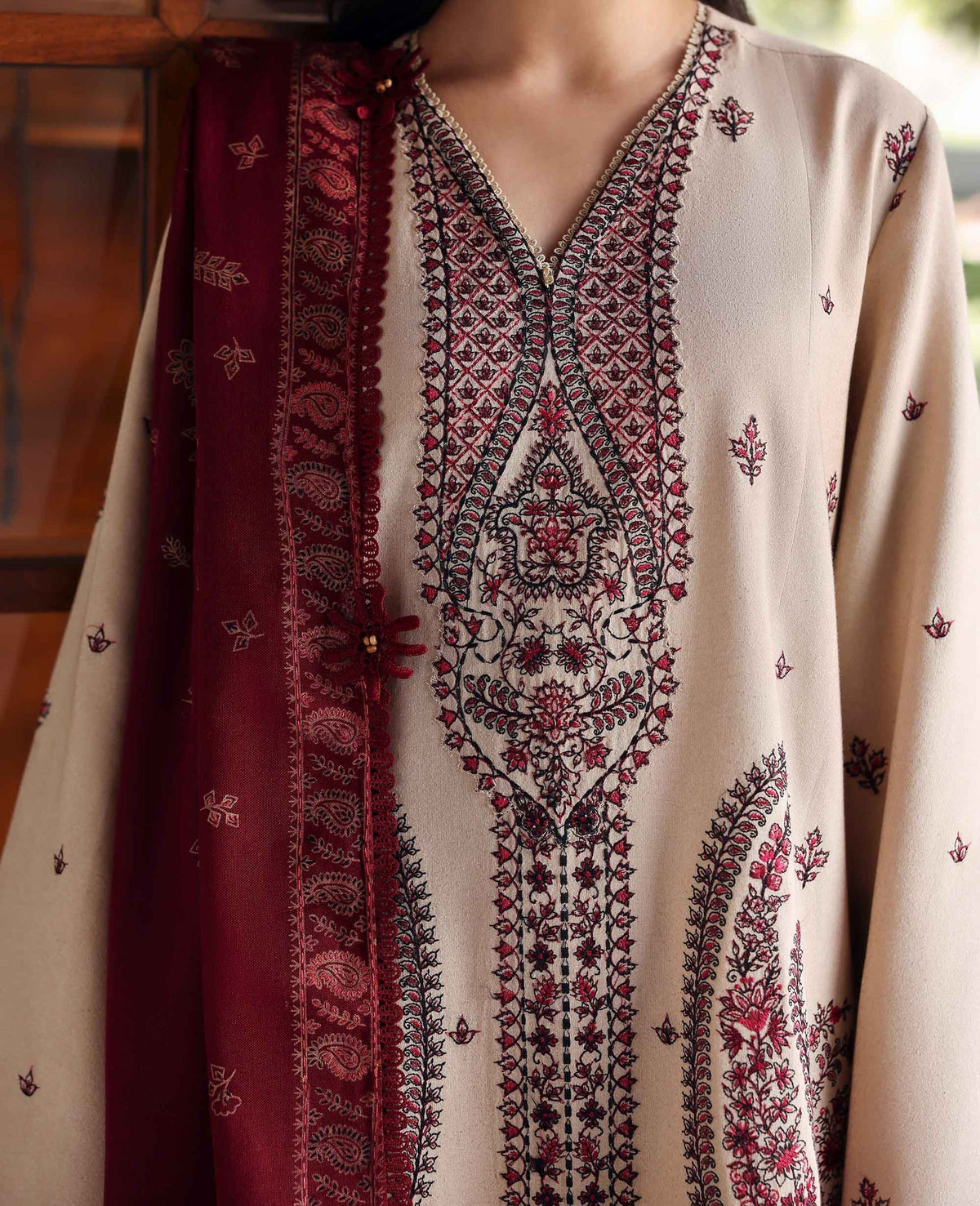 Republic Womenswear | Amaris Luxury Shawl 25 | Liora by Republic Womenswear - Designer Dress  - Type : Ladies Clothes - Available at Libayah - 100% Original 