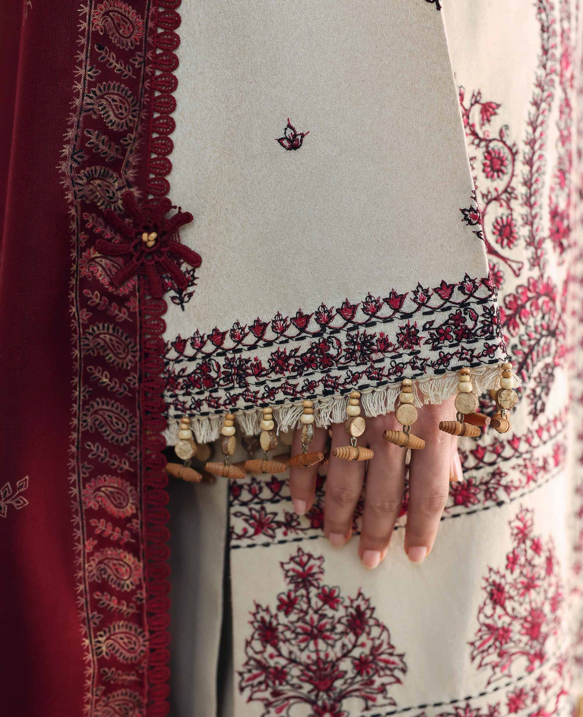 Republic Womenswear | Amaris Luxury Shawl 25 | Liora by Republic Womenswear - Designer Dress  - Type : Ladies Clothes - Available at Libayah - 100% Original 