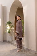 Dhanak | Velvet Edit | FW24DA-2625 OLIVE GREEN by Dhanak - Designer Dress - Type: Ladies Clothes - Available at Libayah - 100% Original