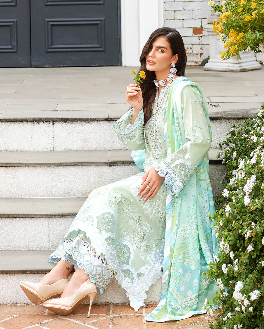 Mushq | Amoi Luxury Lawn | Love Escape - by Libayah - Registered Vendor of : Mushq - 100% Original Designer Dress