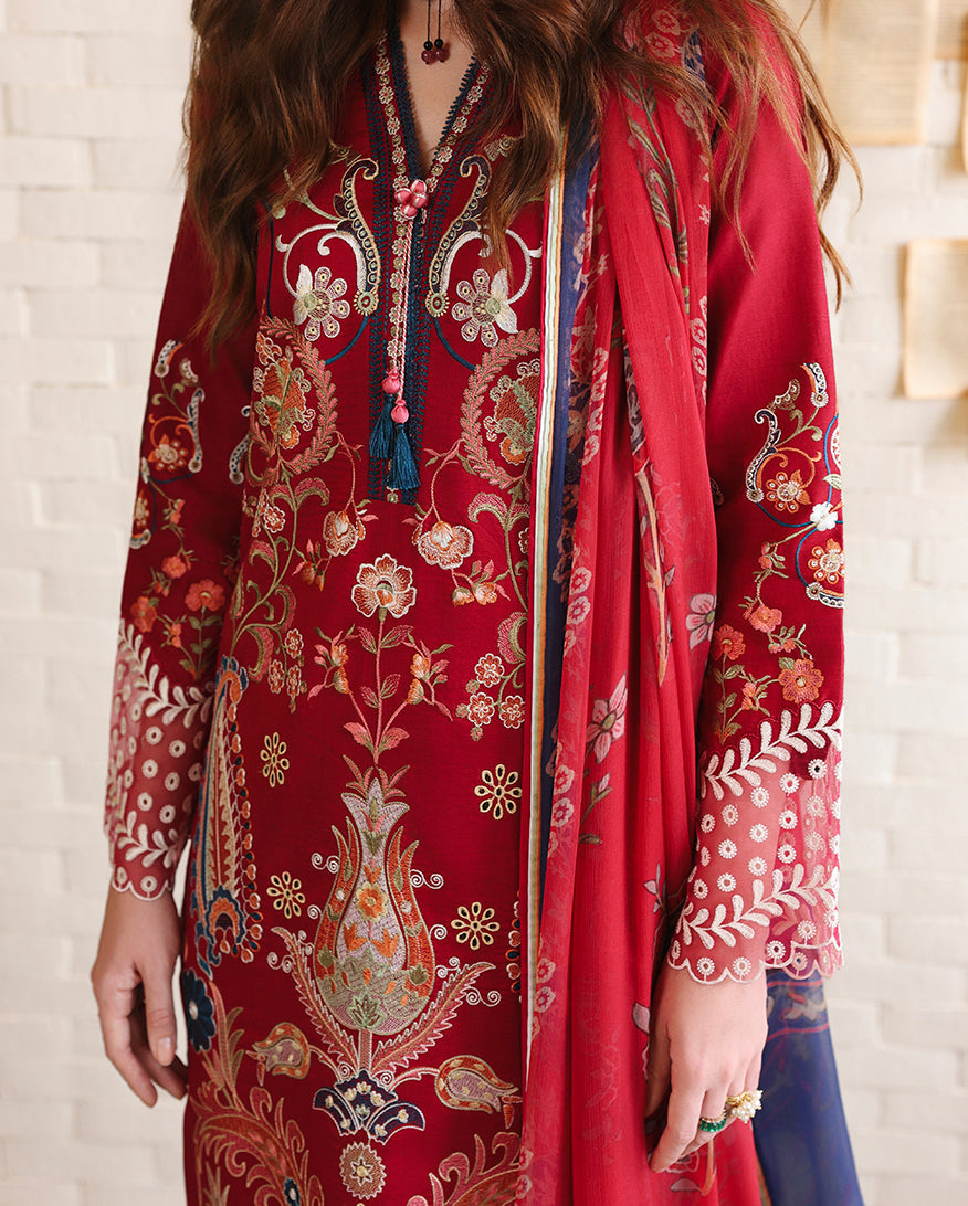 Mushq | The Secret Garden Lawn | Luma Bloom by Mushq - Designer Dress  - Type : Ladies Clothes - Available at Libayah - 100% Original 