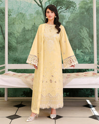 Roheenaz | Veil of Summer Chikankari | Lumiere Yellow by Roheenaz - Designer Dress  - Type : Ladies Clothes - Available at Libayah - 100% Original 