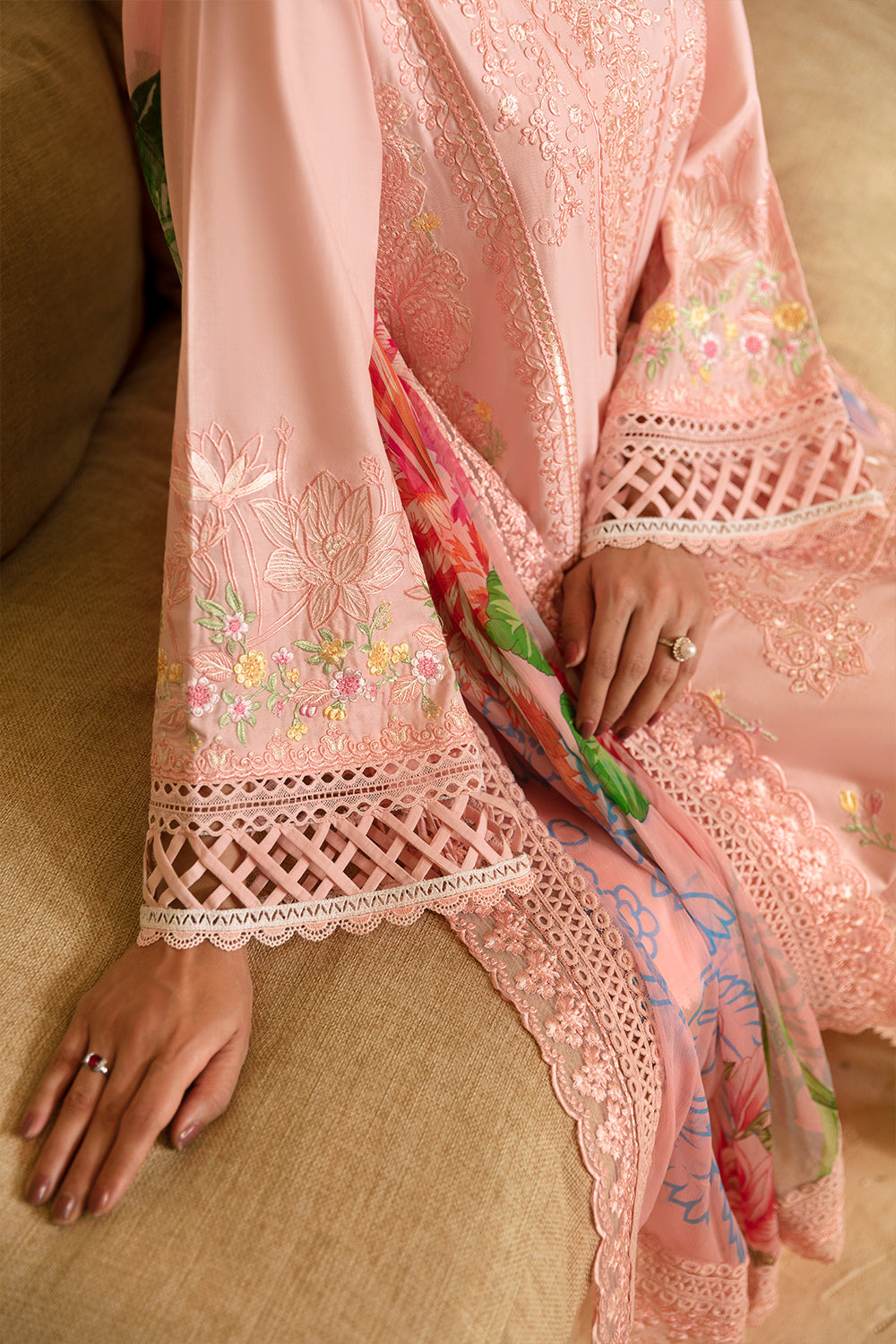Azure | Luxury Premium Cambric 24 | Luminous Pearl by Azure - Designer Dress - Type: Luxury - Available at Libayah - 100% Original