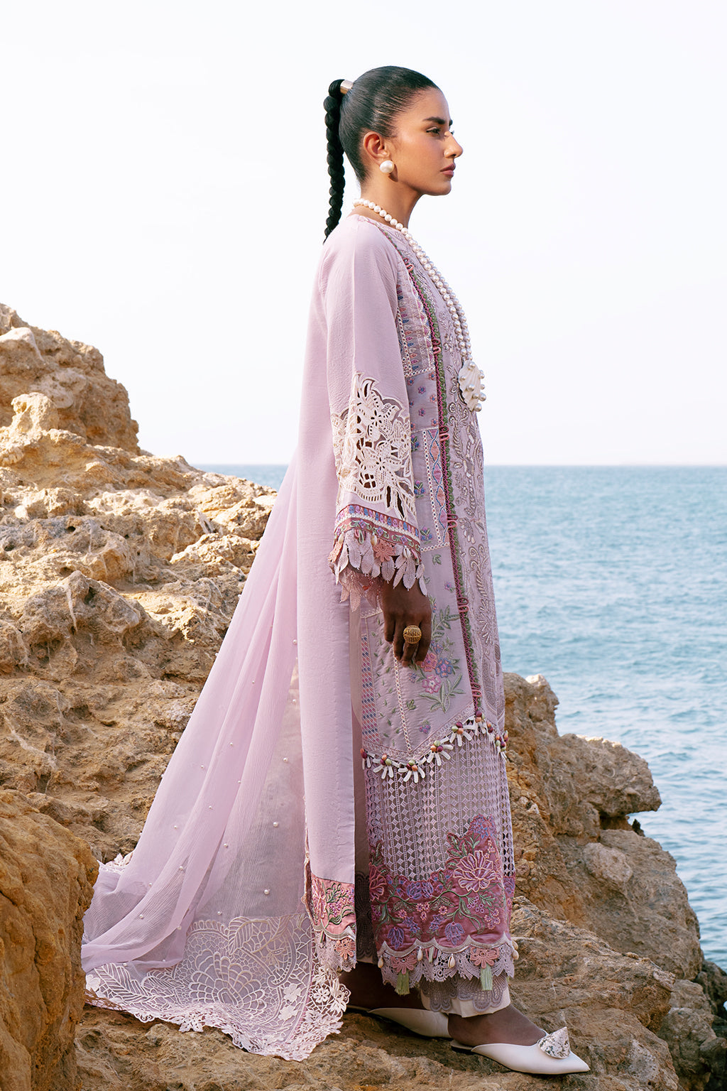 AJR Couture | Dastan Luxury Lawn 25 | Luxe by AJR Couture - Designer Dress - Type: Ladies Clothes - Available at Libayah - 100% Original