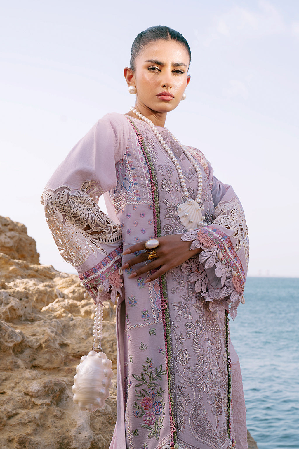 AJR Couture | Dastan Luxury Lawn 25 | Luxe by AJR Couture - Designer Dress - Type: Ladies Clothes - Available at Libayah - 100% Original