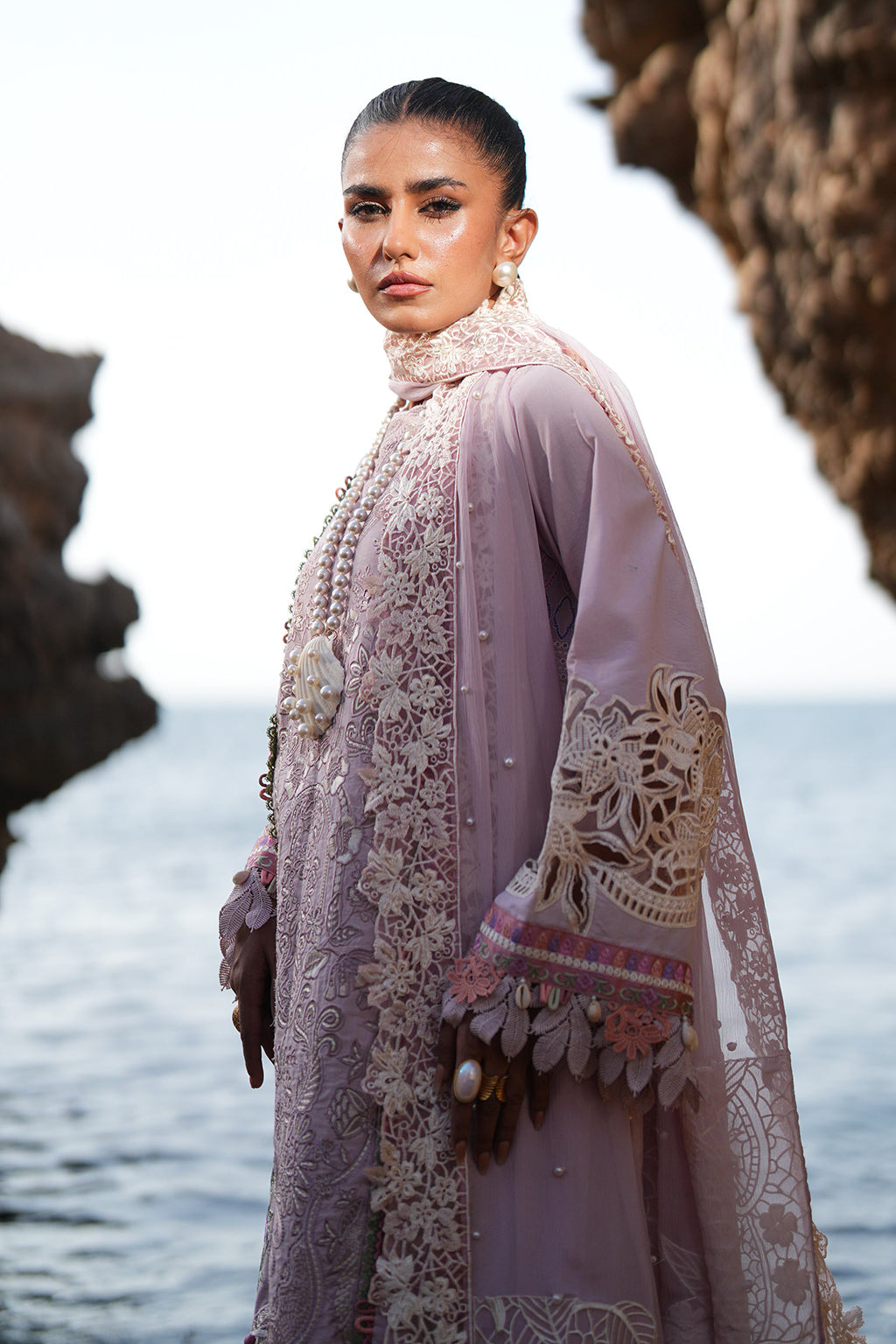 AJR Couture | Dastan Luxury Lawn 25 | Luxe by AJR Couture - Designer Dress - Type: Ladies Clothes - Available at Libayah - 100% Original