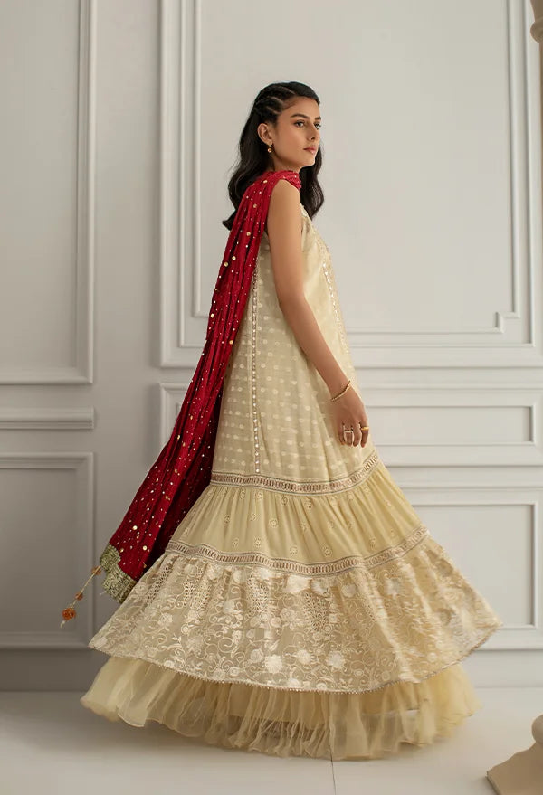Afrozeh | Basic Pret 26 RTW | NACRE by Afrozeh - Designer Dress  - Type : Ladies Clothes - Available at Libayah - 100% Original 