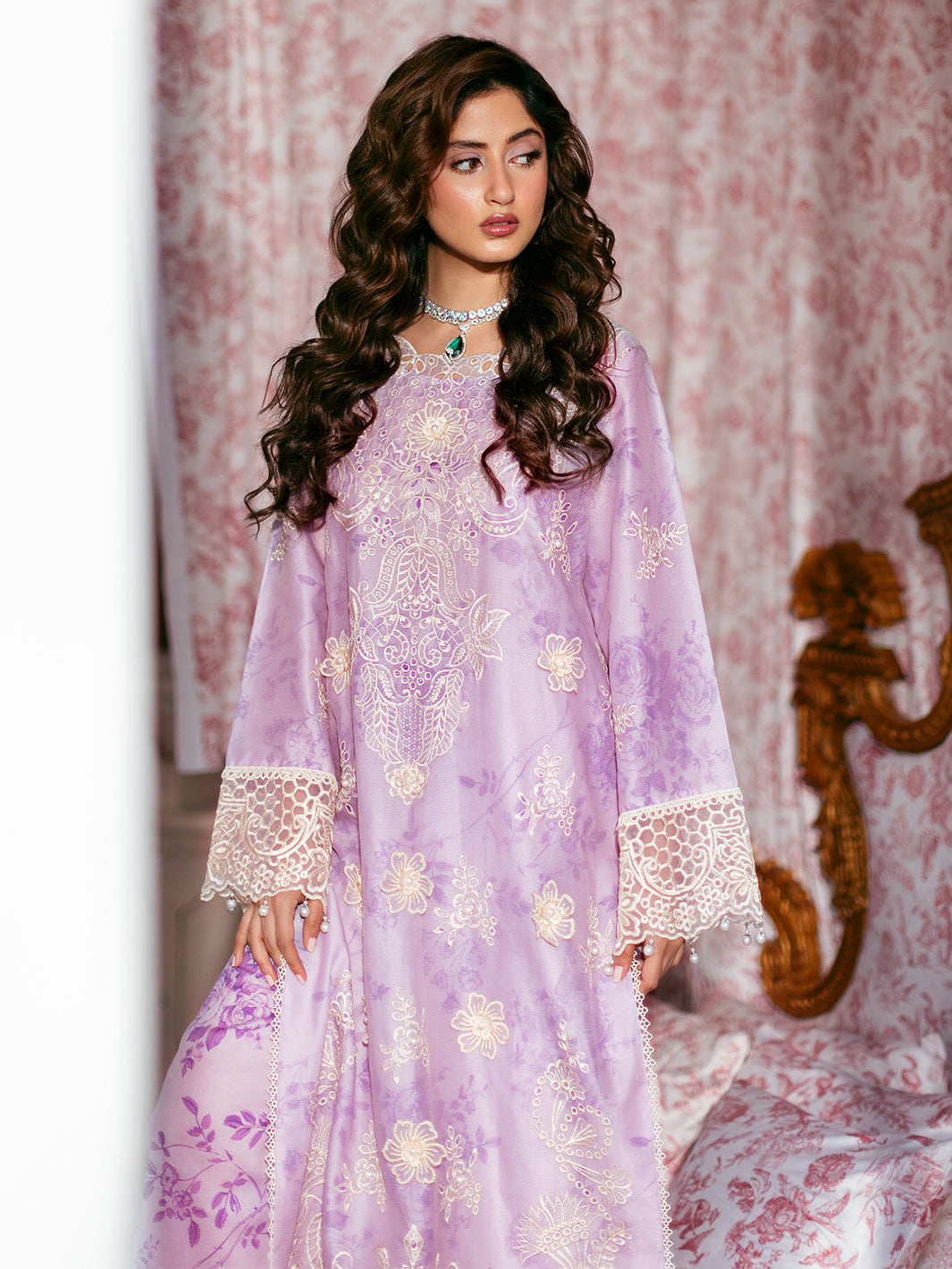 Mahnur | Sophie Luxury Lawn 25 | Lyrell by Mahnur - Designer Dress - Type: Ladies Clothes - Available at Libayah - 100% Original