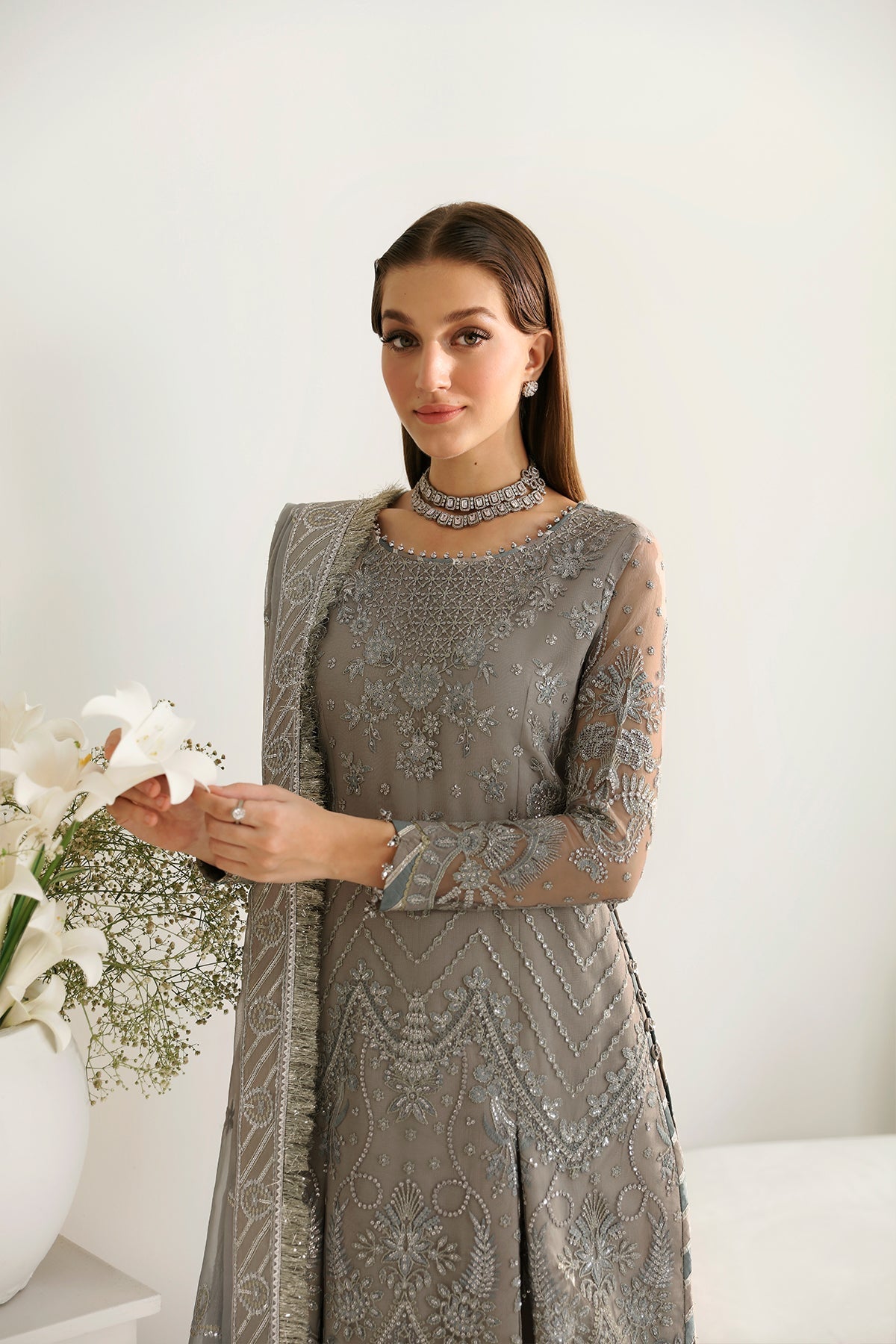 Alizeh | La Ruha Wedding Formals | AF-CH-2179-Lisya by Alizeh - Designer Dress - Type: Formal - Available at Libayah - 100% Original