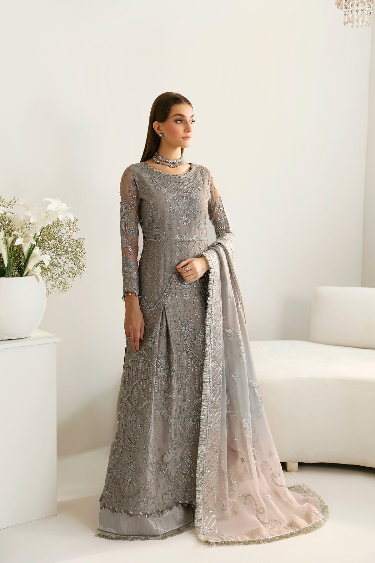 Alizeh | La Ruha Wedding Formals | AF-CH-2179-Lisya by Alizeh - Designer Dress - Type: Formal - Available at Libayah - 100% Original