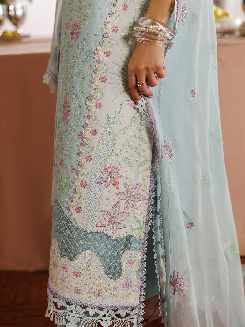 Mahnur | Morbagh Luxury Lawn 26 | M-01 - by Libayah - Registered Vendor of : Mahnur - 100% Original Designer Dress