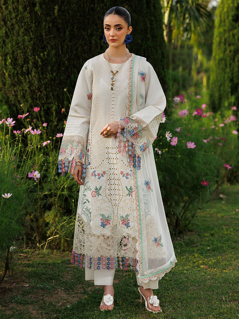 Mahnur | Morbagh Luxury Lawn 26 | M-03 - by Libayah - Registered Vendor of : Mahnur - 100% Original Designer Dress