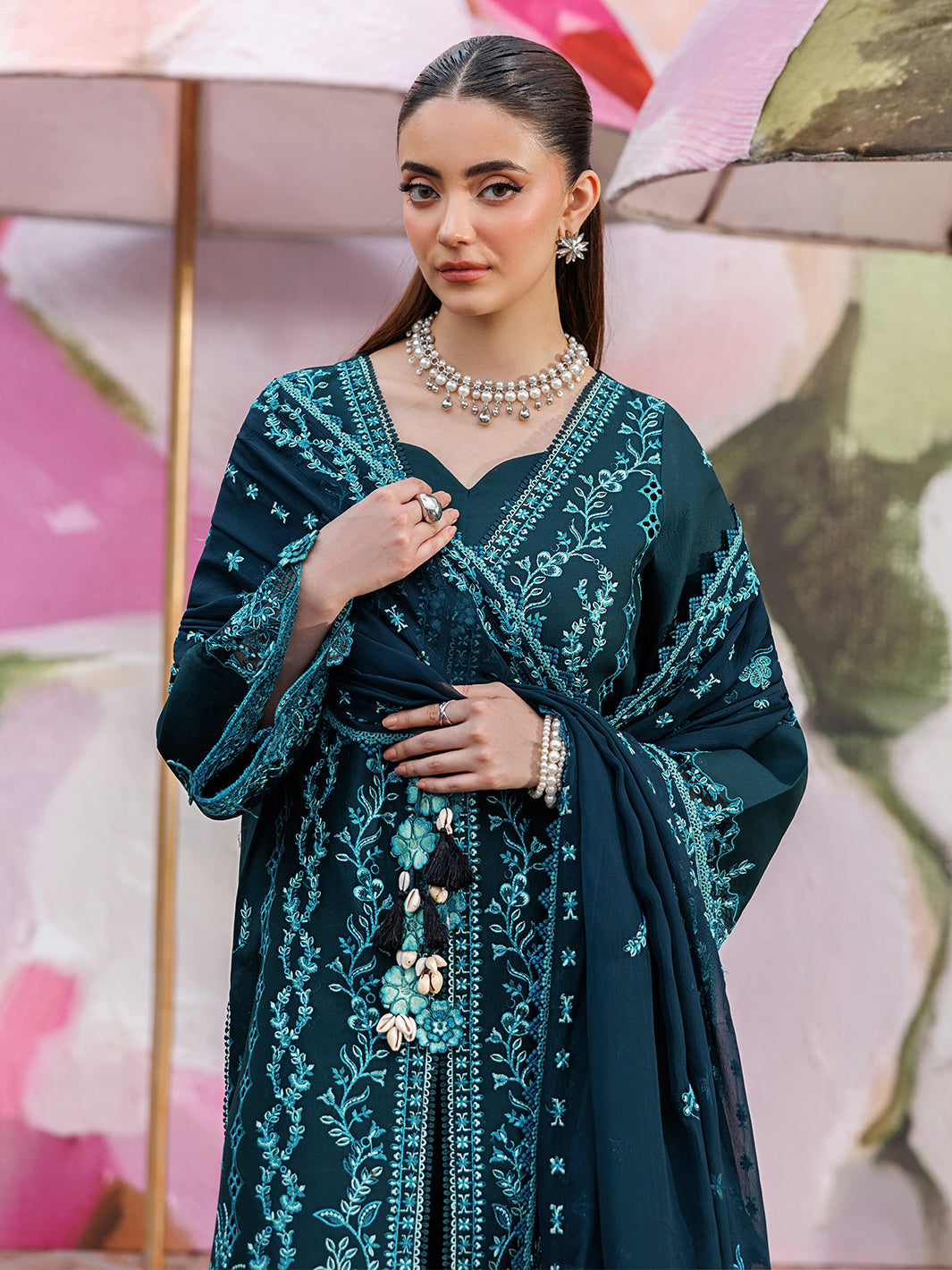 Mahnur | Morbagh Luxury Lawn 26 | M-04 - by Libayah - Registered Vendor of : Mahnur - 100% Original Designer Dress