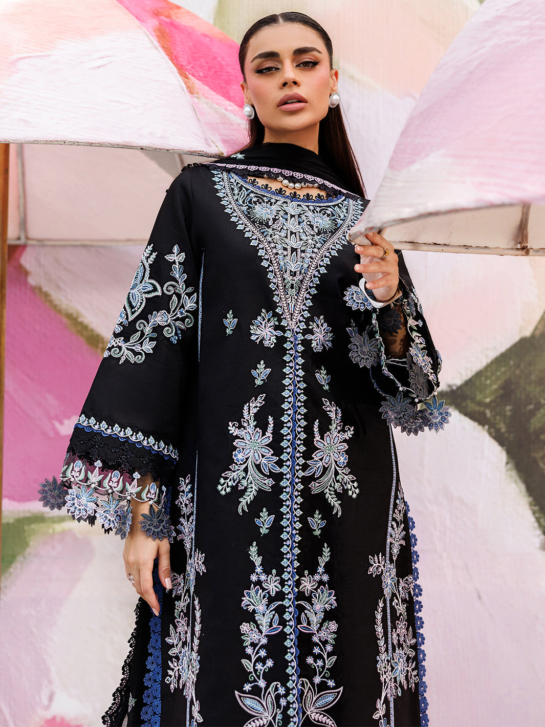Mahnur | Morbagh Luxury Lawn 26 | M-08 - by Libayah - Registered Vendor of : Mahnur - 100% Original Designer Dress