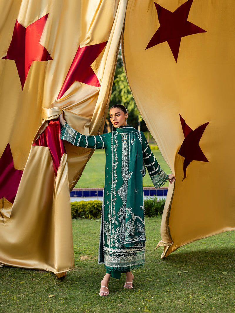Mahnur | Morbagh Luxury Lawn 26 | M-09 - by Libayah - Registered Vendor of : Mahnur - 100% Original Designer Dress