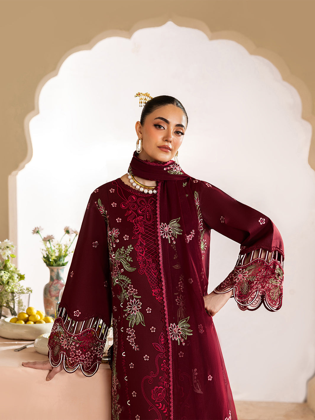 Mahnur | Morbagh Luxury Lawn 26 | M-10 - by Libayah - Registered Vendor of : Mahnur - 100% Original Designer Dress
