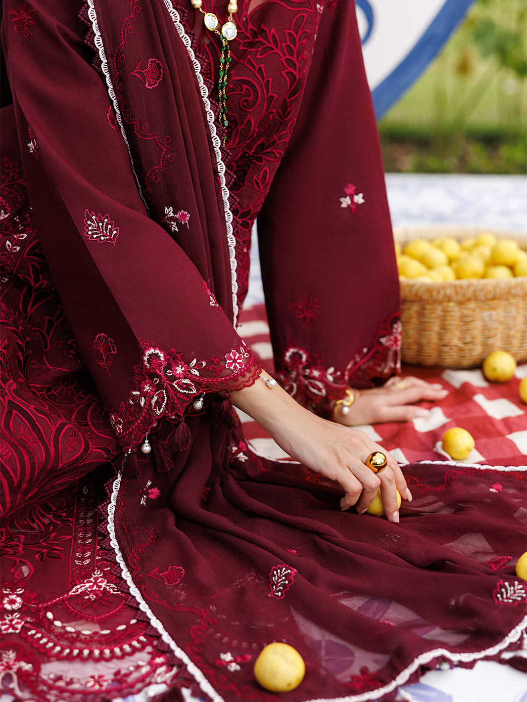 Mahnur | Morbagh Luxury Lawn 26 | M-13 - by Libayah - Registered Vendor of : Mahnur - 100% Original Designer Dress