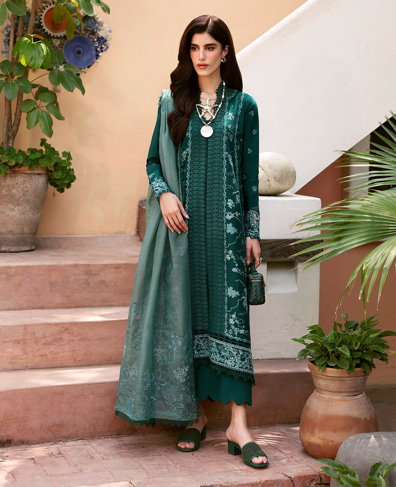 Republic Womenswear | Embroidered Pret | M-149 by Republic Womenswear - Designer Dress  - Type : Ladies Clothes - Available at Libayah - 100% Original 