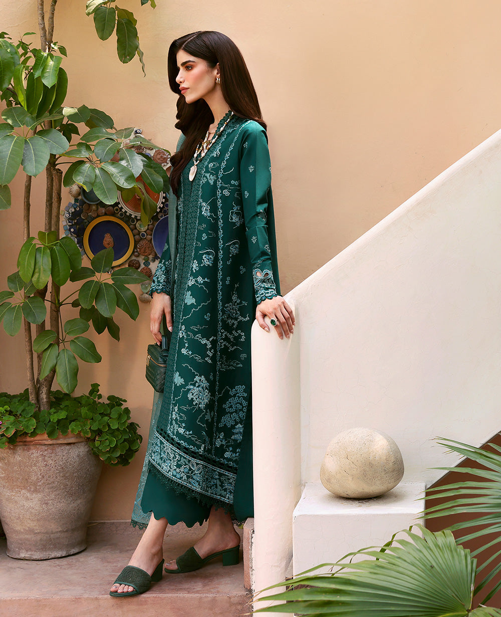 Republic Womenswear | Embroidered Pret | M-149 by Republic Womenswear - Designer Dress  - Type : Ladies Clothes - Available at Libayah - 100% Original 