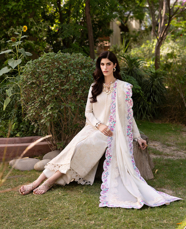 Republic Womenswear | Embroidered Pret | M-155 by Republic Womenswear - Designer Dress  - Type : Ladies Clothes - Available at Libayah - 100% Original 